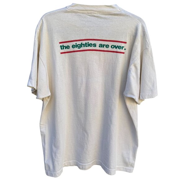 Pizza Man Vintage 80s Graphic Tee Retro The Eighties Are Over Humor Movie Shirt - Picture 4 of 11